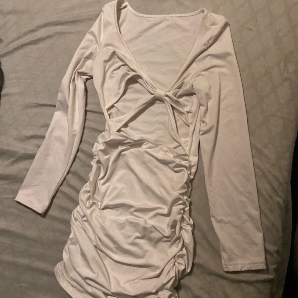 Semi new white mini dress